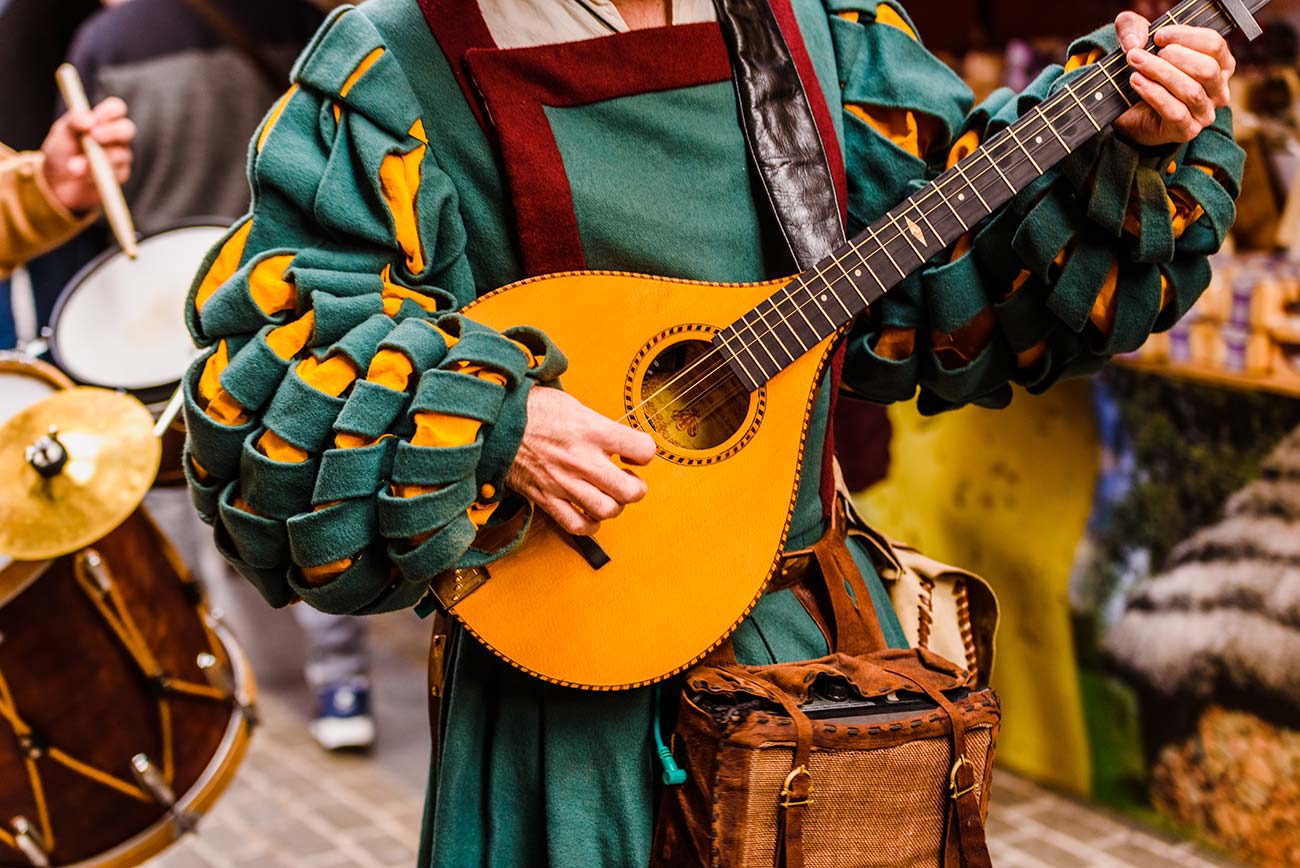 Mittelalterlicher Musikant