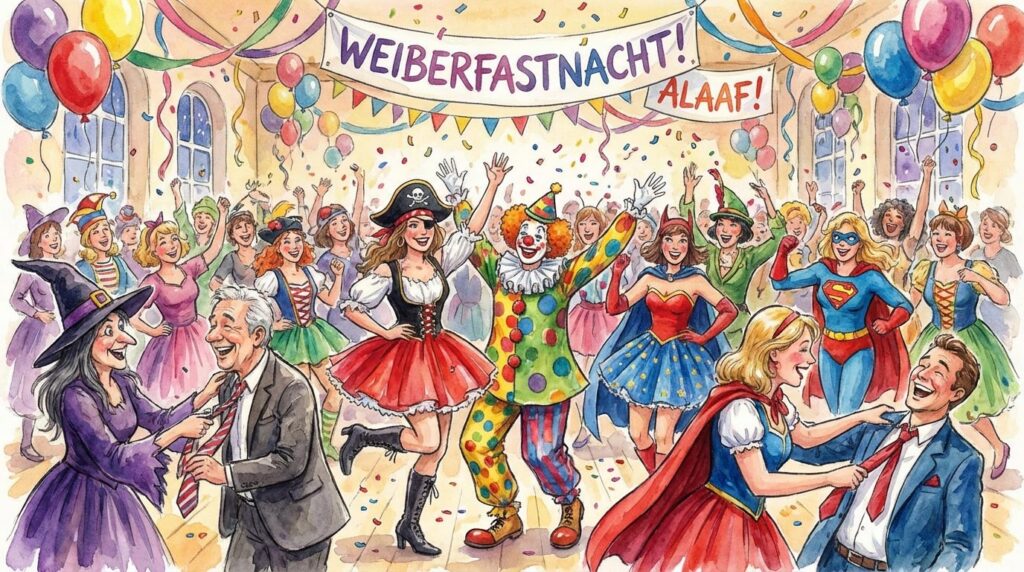 Weiberfastnacht fasching party