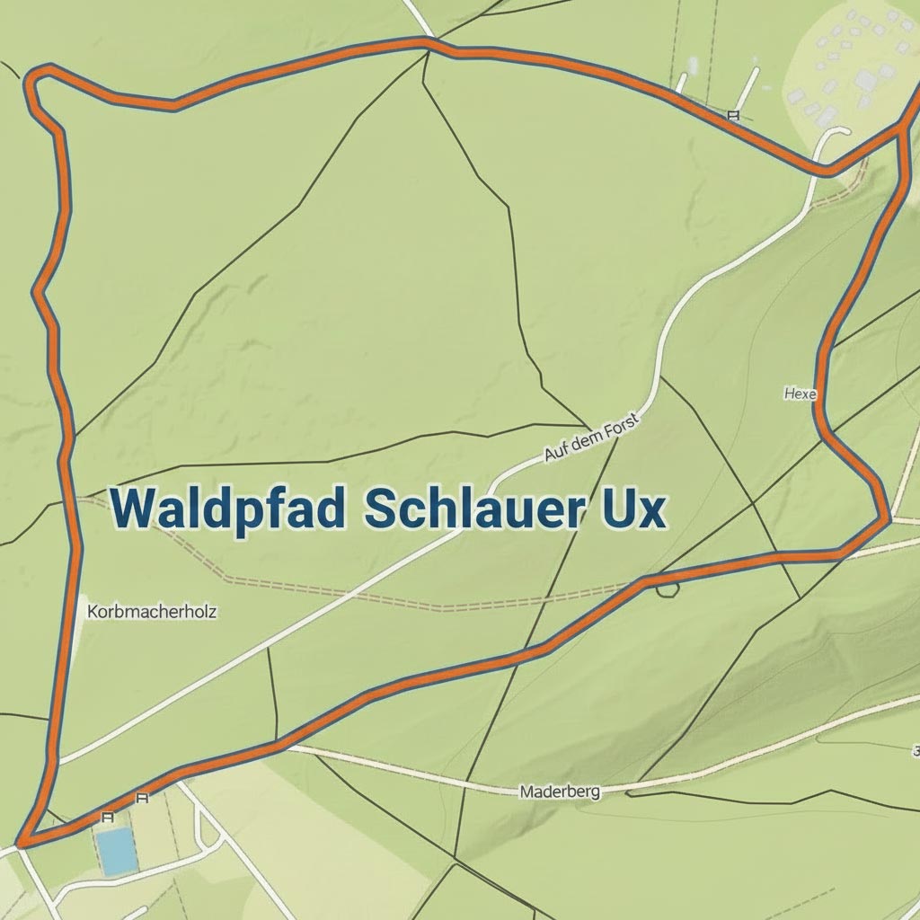 Waldpfad Schlauer Ux