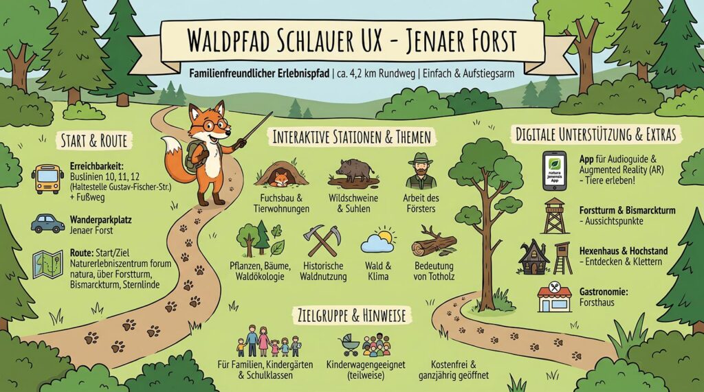 Waldpfad Schlauer Ux