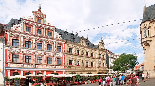 Erfurt ist die Landeshauptstadt von Thüringen