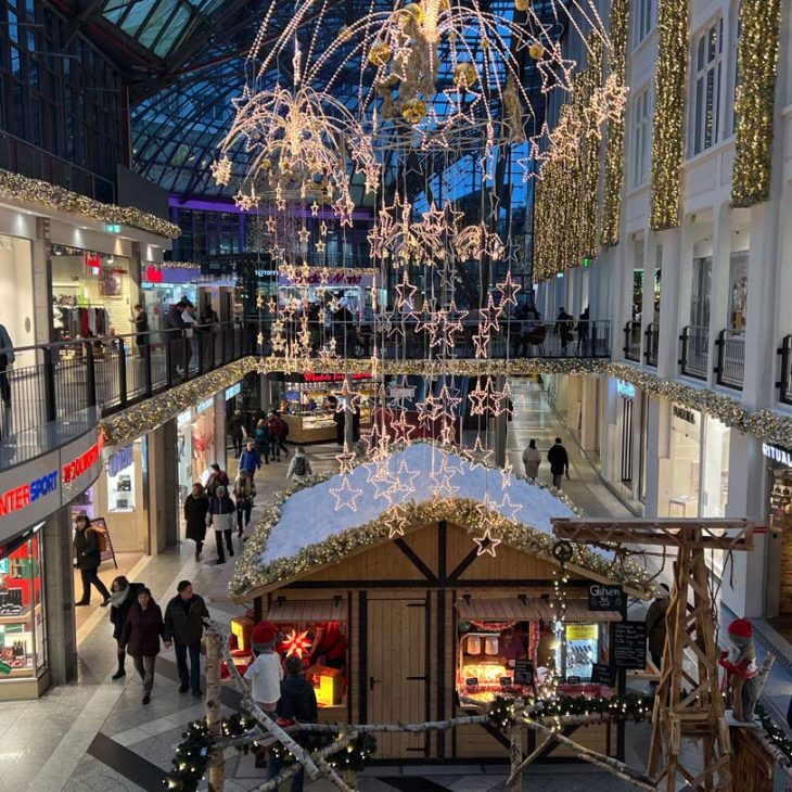 Weihnachtsmarkt Goethe Galerie Jena