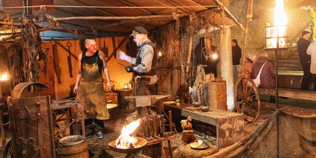Eindrücke vom Historischen Weihnachtsmarkt in Jena