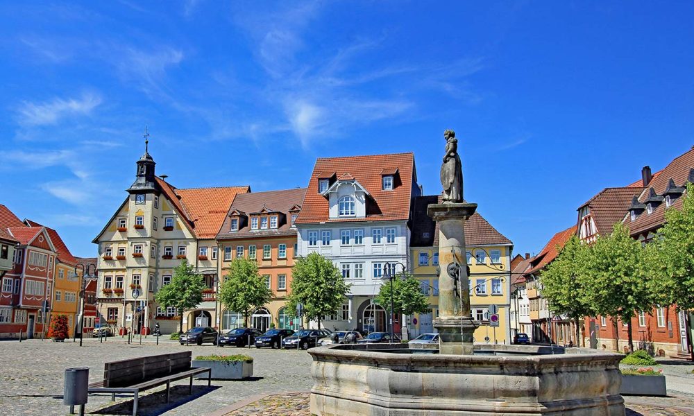 Marktplatz von Schleusingen