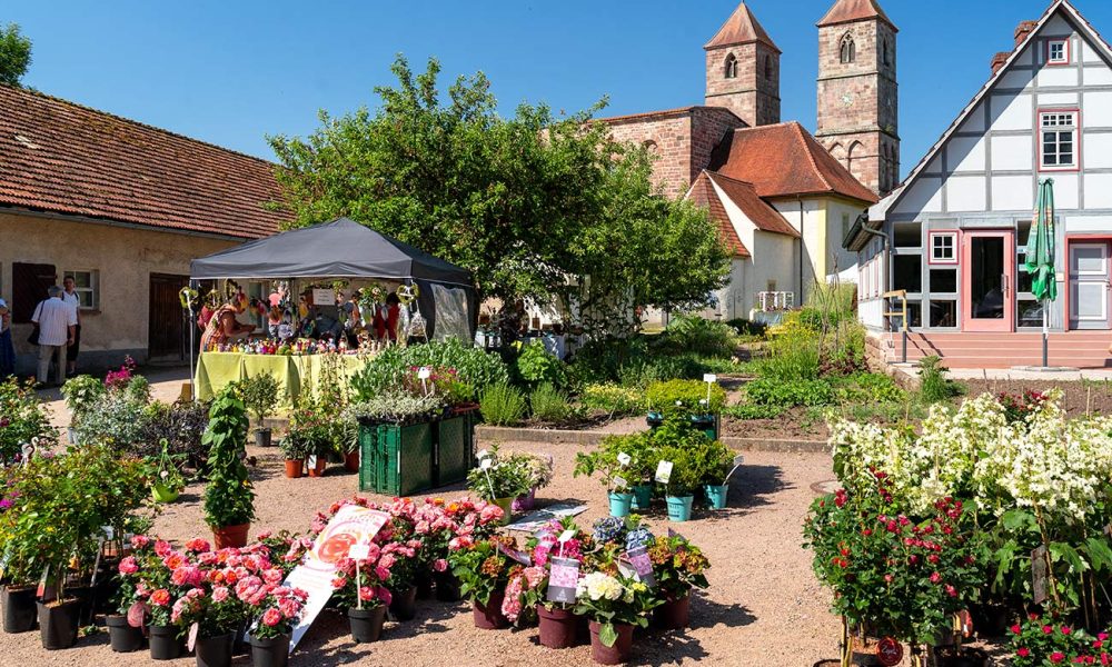 Gartenmarkt im Kloster Veßra